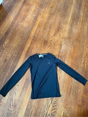 Champion Kids Long Sleeve Fitted Performance Tee in Black